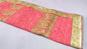 New Net Embroidered Saree Sale