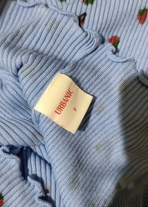 Cute Strawberry Print Crop Top