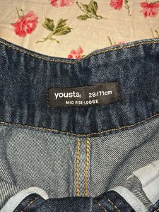 Wide Leg Denim Jeans