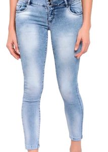 Women Slim High Rise Light Blue Jeans