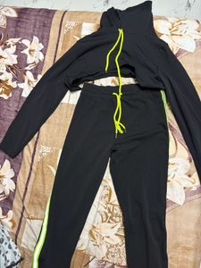 Black &amp; Lime Activewear Set