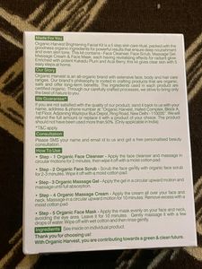 Organic Harvest Facial Kit + Freebie