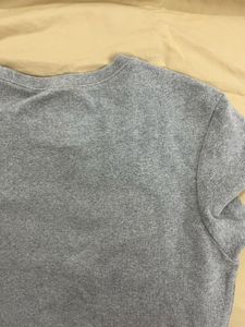 Gray Cropped Tee