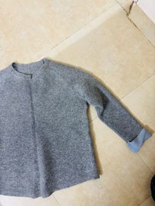 Gray Knit Sweater