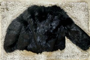 HNM Faux Fur Black Jacket New