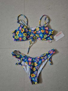 2 Pc Floral Bikini Set