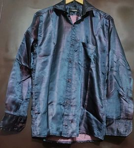 Multi Shining Party Wear Shirt 40 Chest