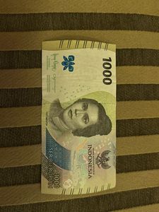 Indonesia 1000 Rupiah Banknote Currency Note