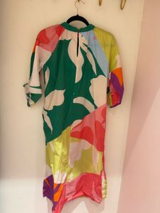 Rareism Round Neck Dress