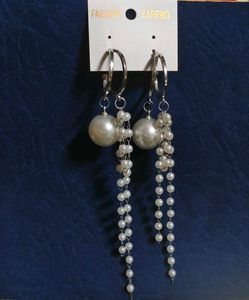 Drop beads beautiful pearl earrings