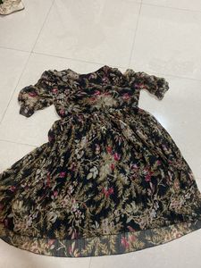 Floral Print Midi Dress