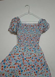 Urbanic Floral Print Mini Dress