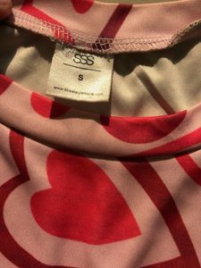 Heart Print Tank Top