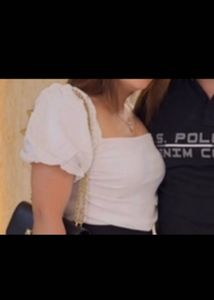 White Puff Sleeve Top