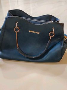 Women Marks Blue Tote Bag