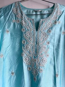 Elegant Embroidered Kurta