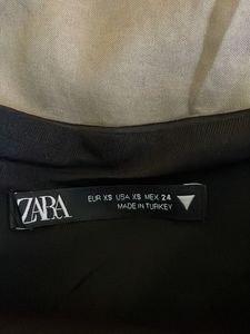 Zara Black Bandeu Top