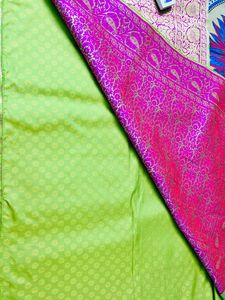 Green Banarasi Silk