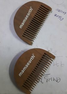 💥 Mamaearth Wooden Comb Brand Mix Print New Unuse