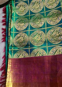 Emerald Green Kanchipuram Silk Saree