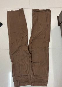 H&amp;M Women Twill Brown Trousers