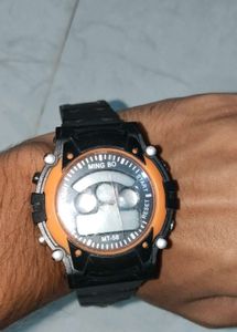Ming Bo Black Digital Watch