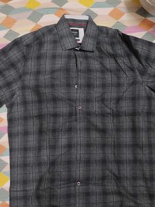MAX Grey Checked Shirt