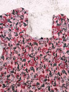 Floral Print Midi Dress