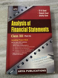 Class XII Analysis Of Financial Statements Part