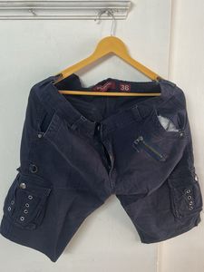 Black Cargo Shorts