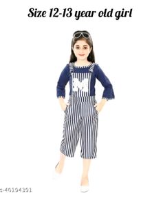 Dungree For 12-13 Year Girl