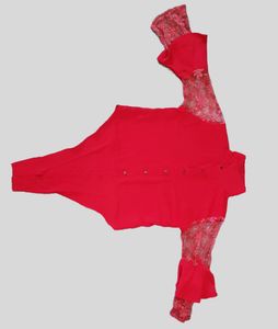 Stunning Satin Red Crop Top