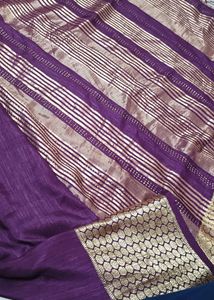 Purple Partywear Saree