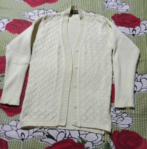 Classic Cream Cardigan used