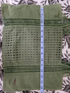 Roadster Green Crop Top