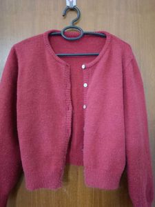 Pinteresty Red Cardigan