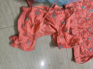 ghagra choli with duppata fully stitched