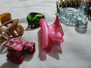 Set Of 7 Korean Claw clip