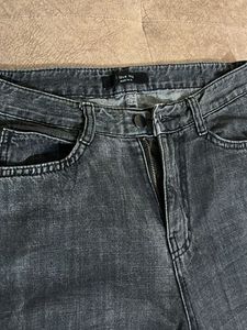 Wide Leg Denim Pants