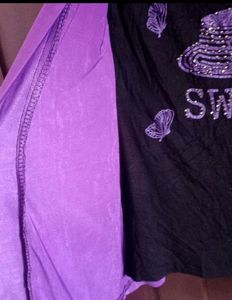 Jeans Top With Attached Strug