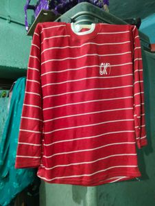 Striped Long Sleeve Sweatshirt