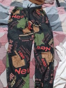 Patterned Casual Pants