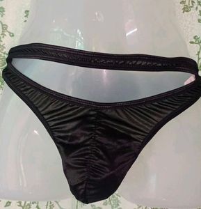 Black String Thong