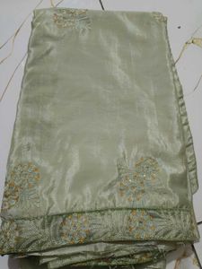 Elegant Embroidered Saree