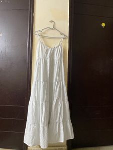 White Maxi Sundress Fits S/M