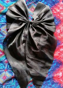 Black Hair Bow Accessory