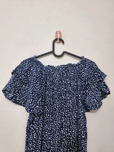 Blue Print Maxi Dress