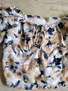 Floral Print Crop Top