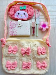 Crochet Bow Bag