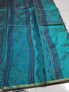 Dailywear Blue Printed Saree